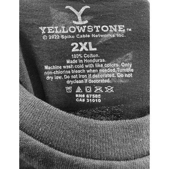 Yellowstone Send Rip Graphic T-Shirt 2XL Black Western Cowboy NWT - Picture 4 of 5